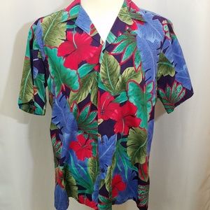 Hilo Hattie men's large Hawaiian aloha shirt